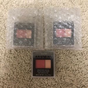 Three Mary Kay Cheek Color Duo Spiced Poppy